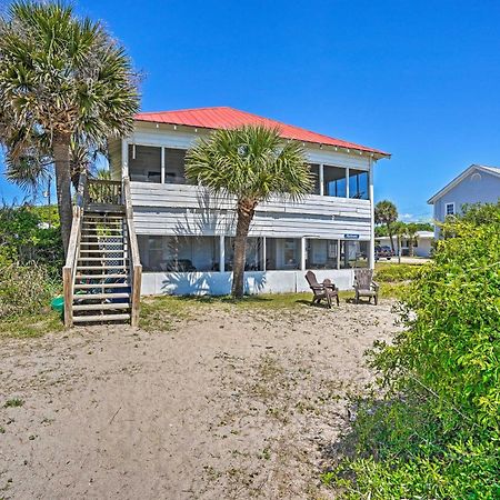 Beachfront Edisto Island Townhome With Screened Porch Kültér fotó