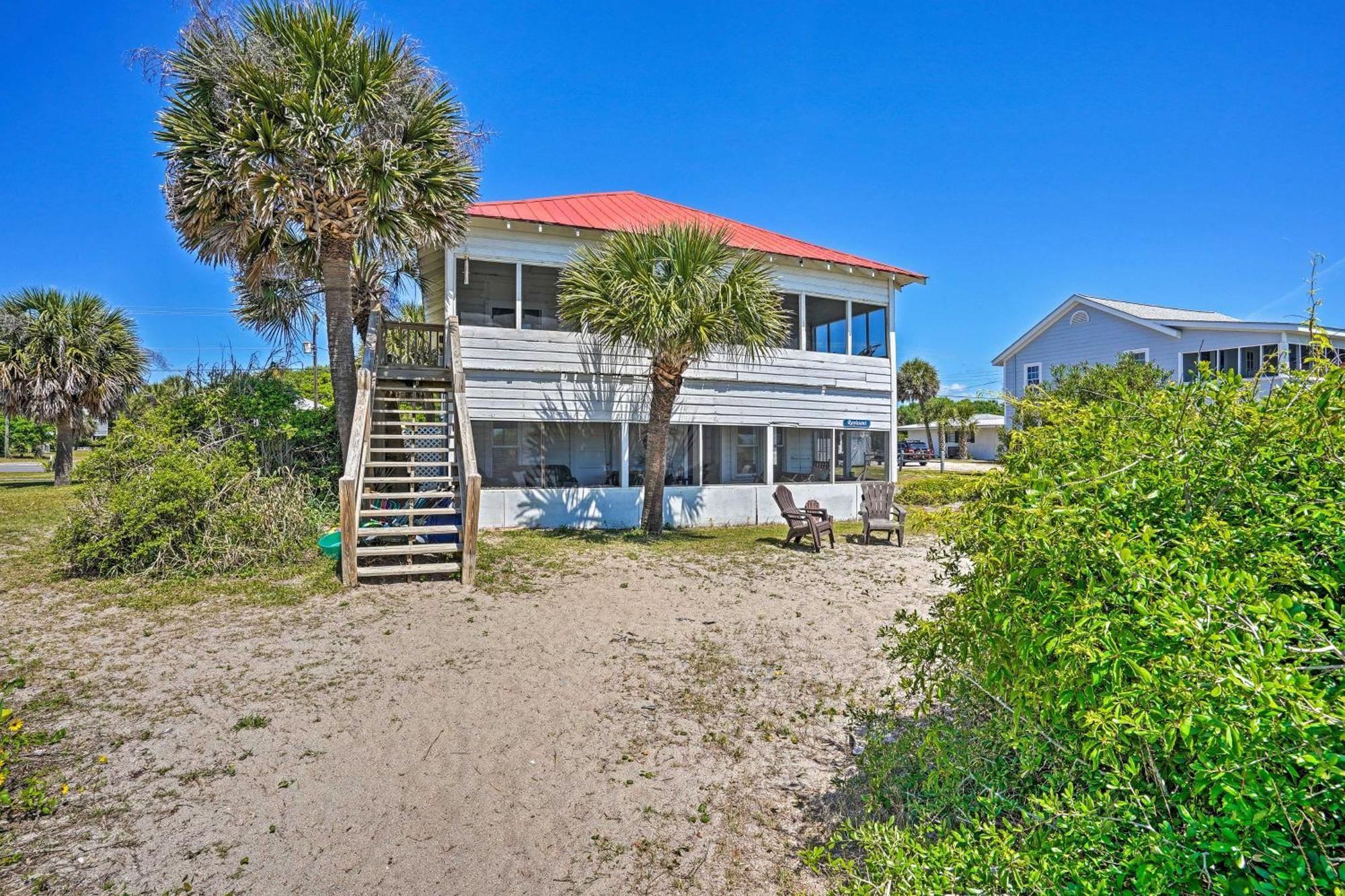 Beachfront Edisto Island Townhome With Screened Porch Kültér fotó