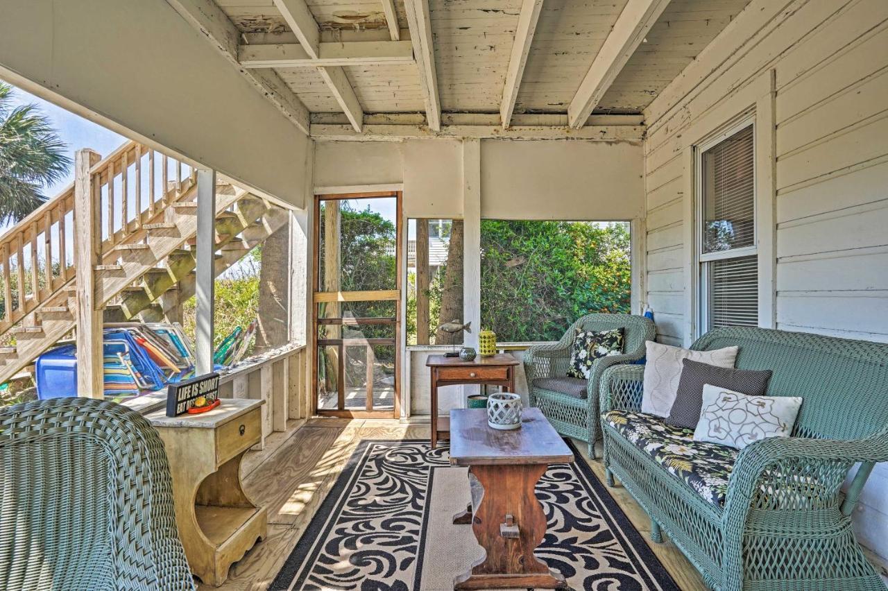 Beachfront Edisto Island Townhome With Screened Porch Kültér fotó