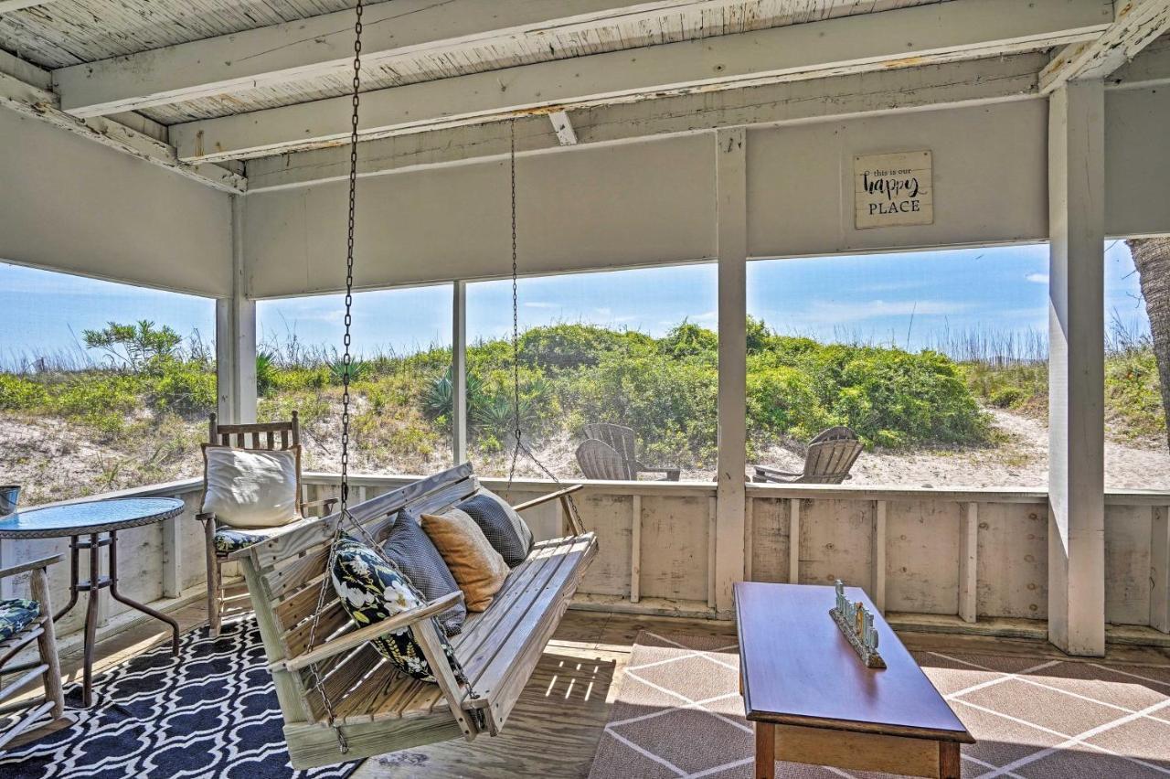 Beachfront Edisto Island Townhome With Screened Porch Kültér fotó